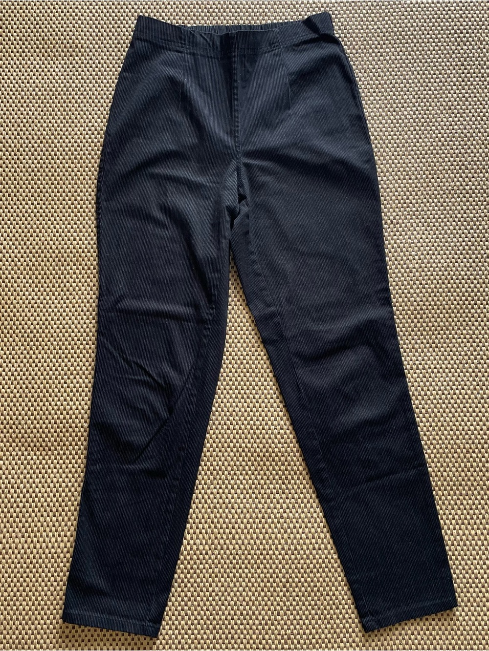 Pin Stripe Denim Elastic Waist Pants Women’s 4/6